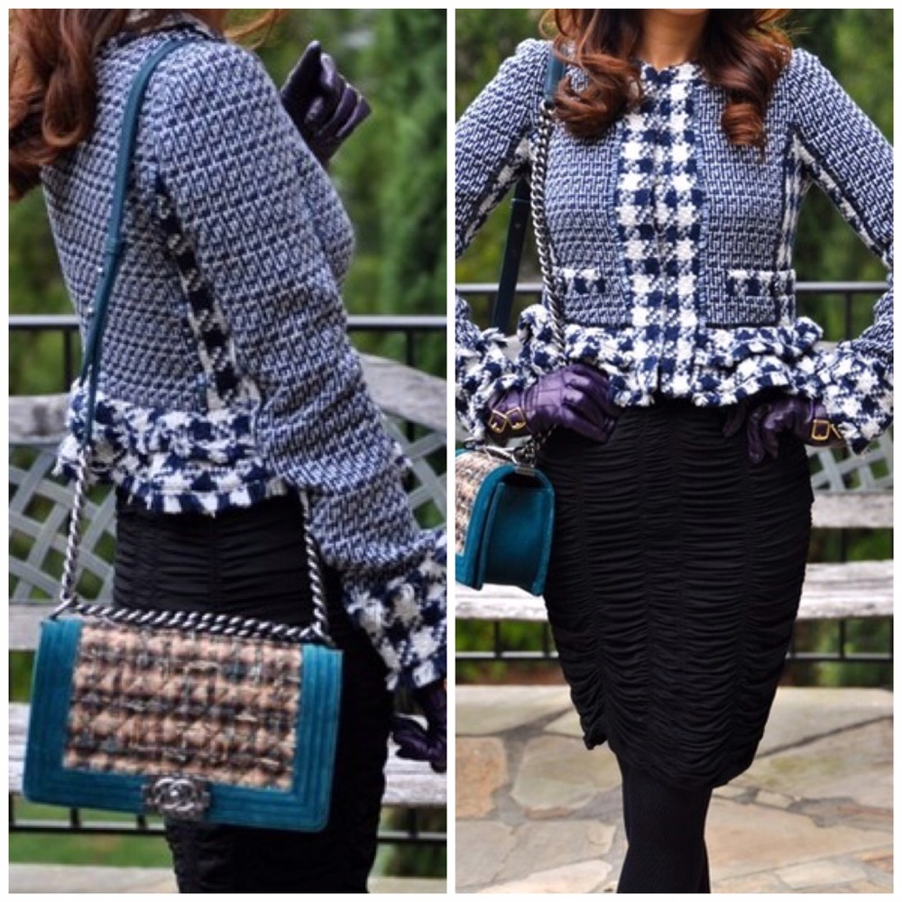 TORY BURCH Tweed Blazer